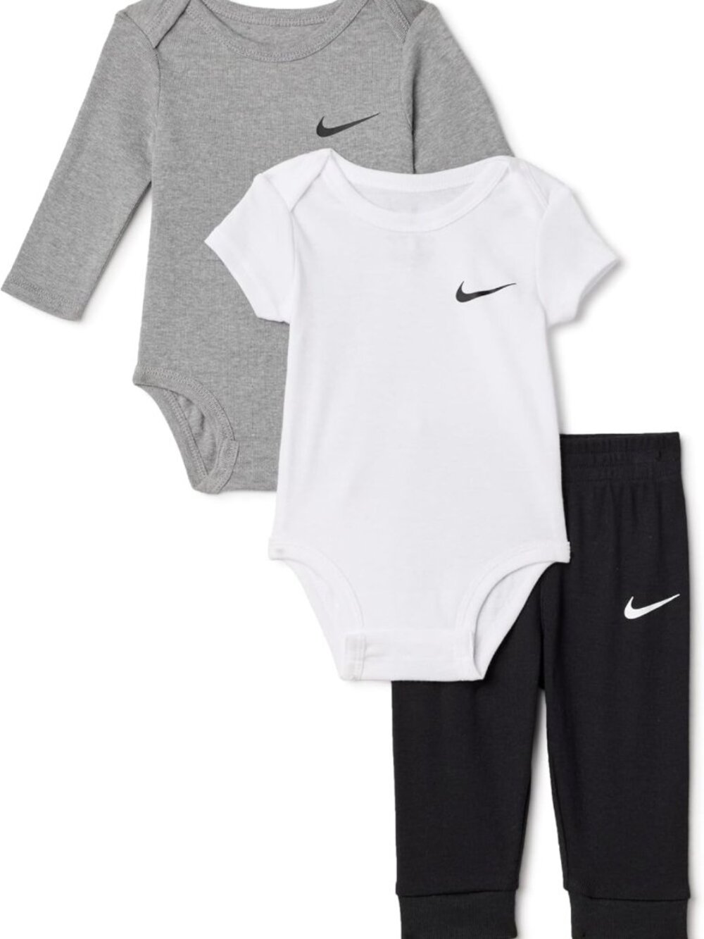 Adorable Baby Essentials 3-Piece Set: Bodysuits & Pants for Comfort & Style